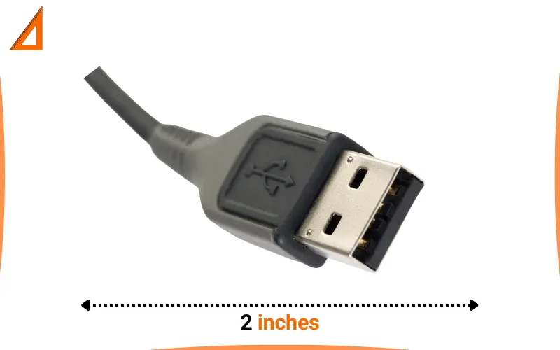 how long is 2 inches