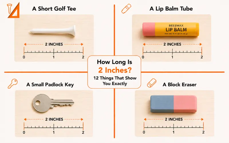How long is 2 inches