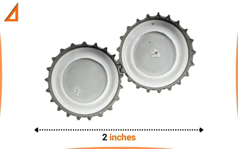 how long is 2 inches
