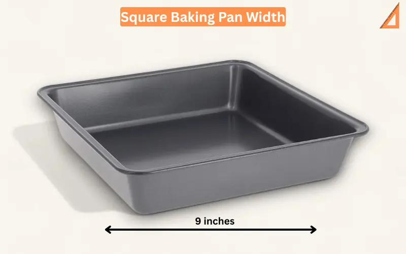 Square Baking Pan Width