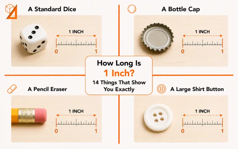 how long is 1 inch