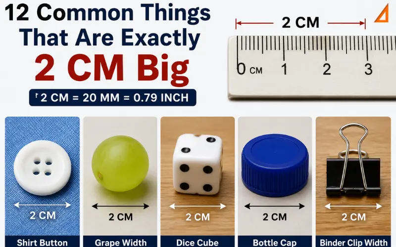 How big is 2 cm