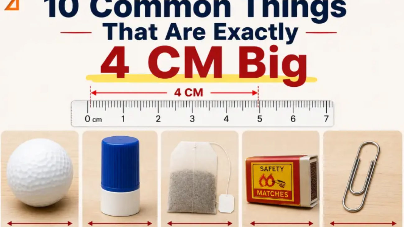 How big is 4 cm