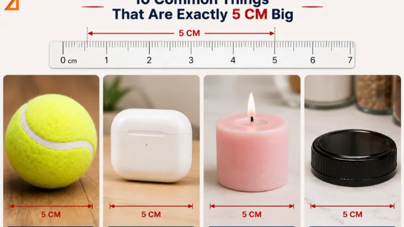 How big is 5 cm