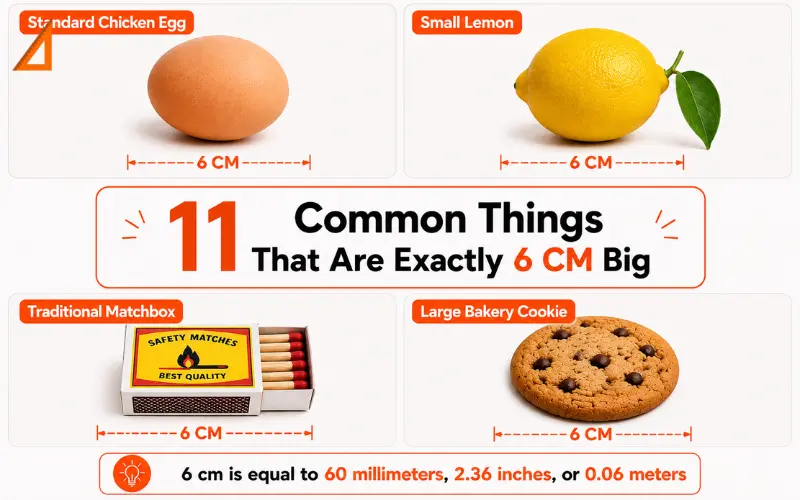 How big is 6 cm