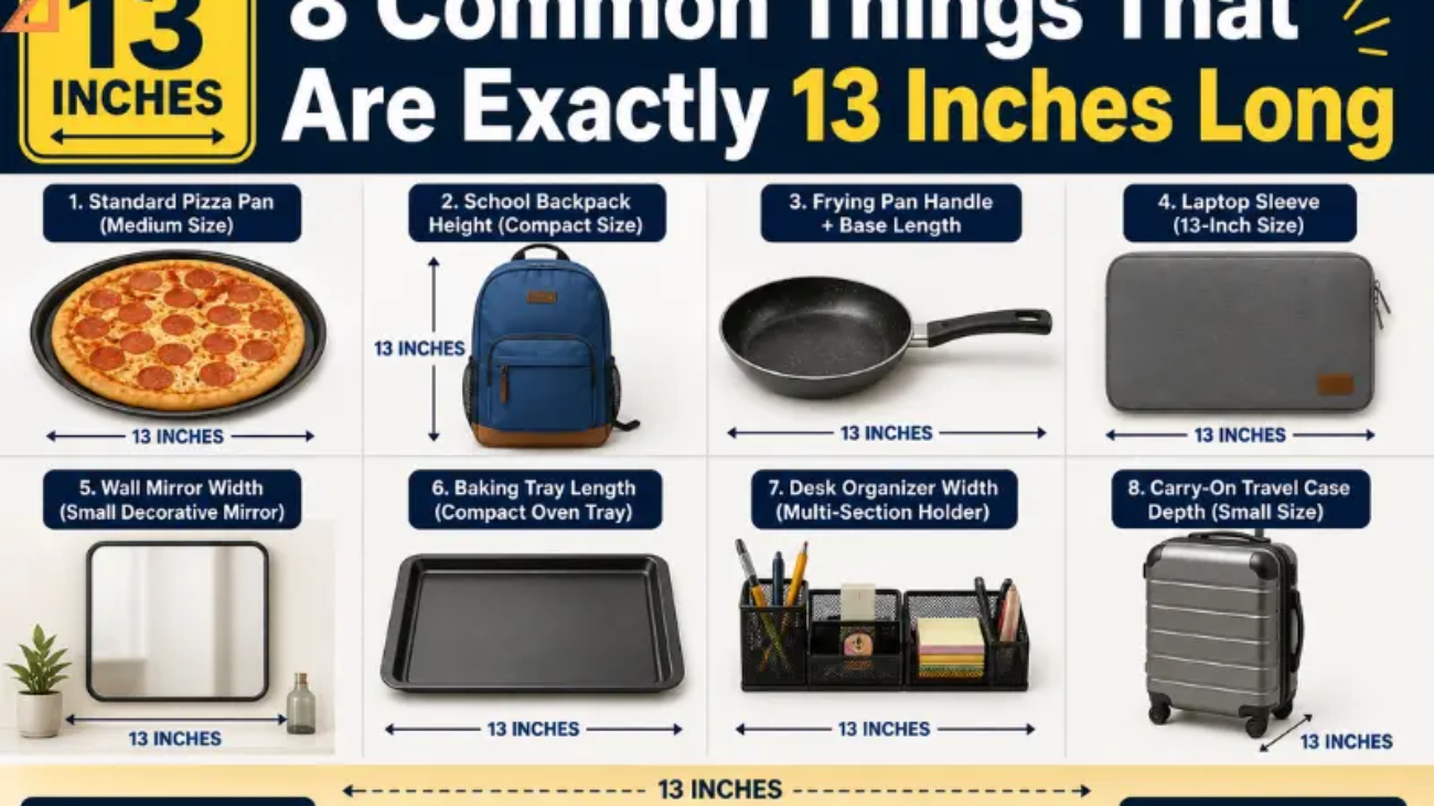 How long is 13 inches