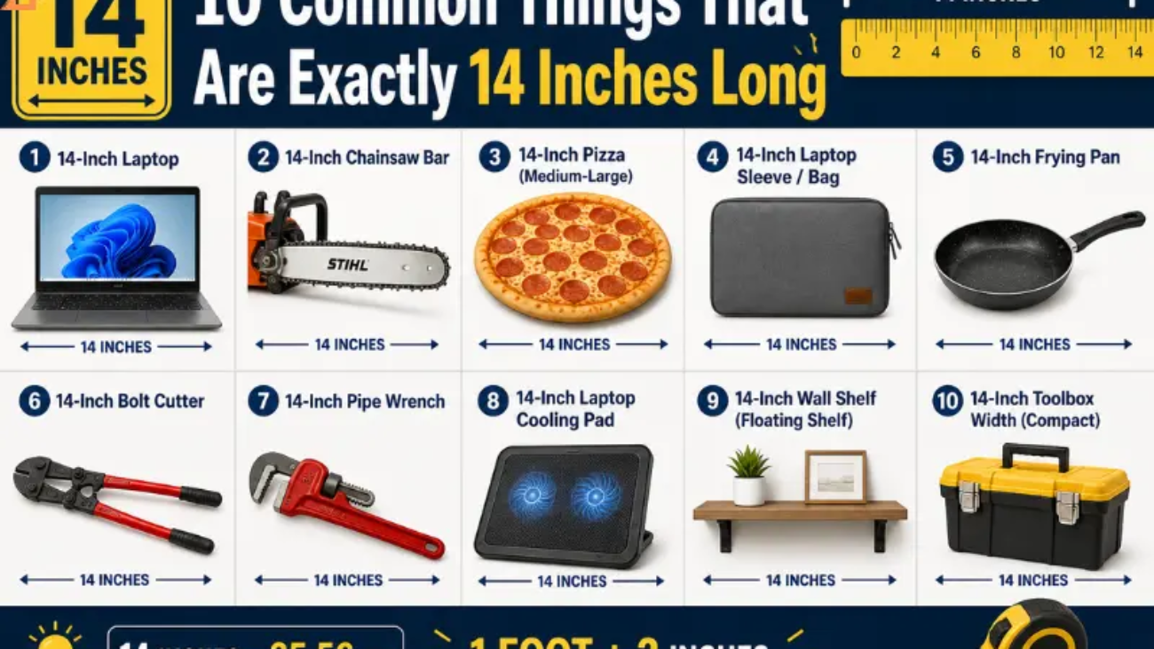 How long is 14 inches