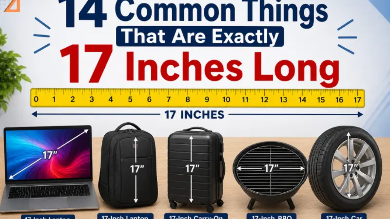 How long is 17 inches