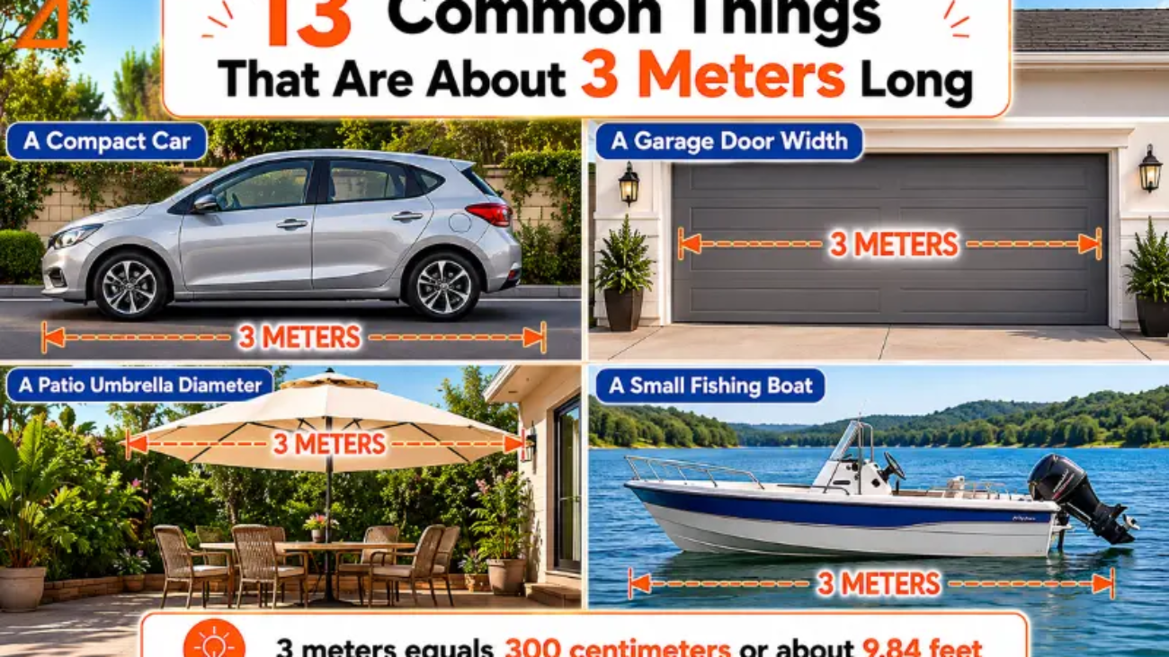 How long is 3 Meters