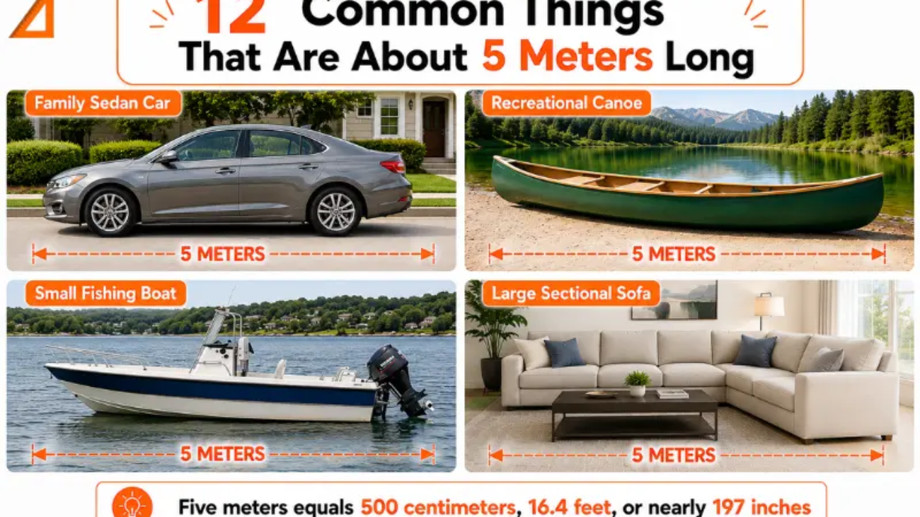 How long is 5 Meters