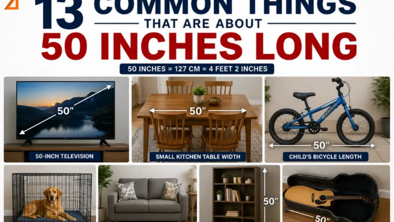 How long is 50 inches