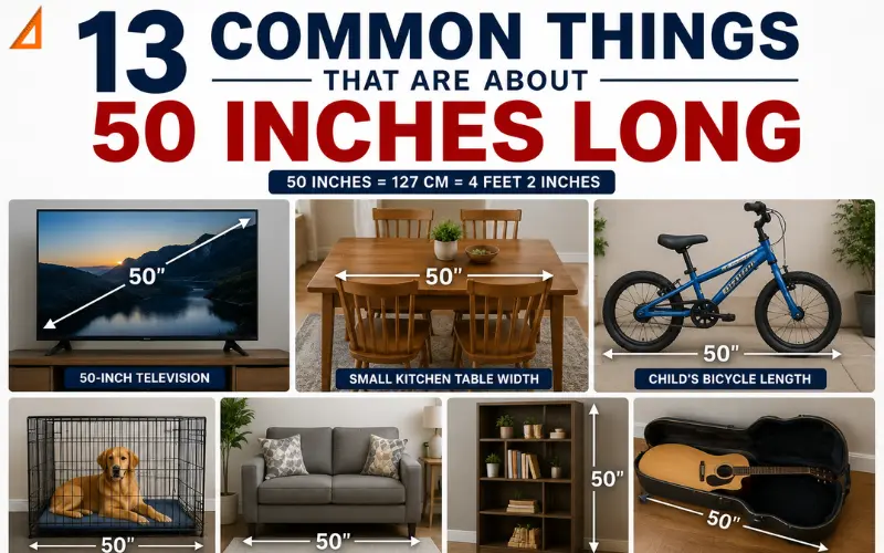 How long is 50 inches