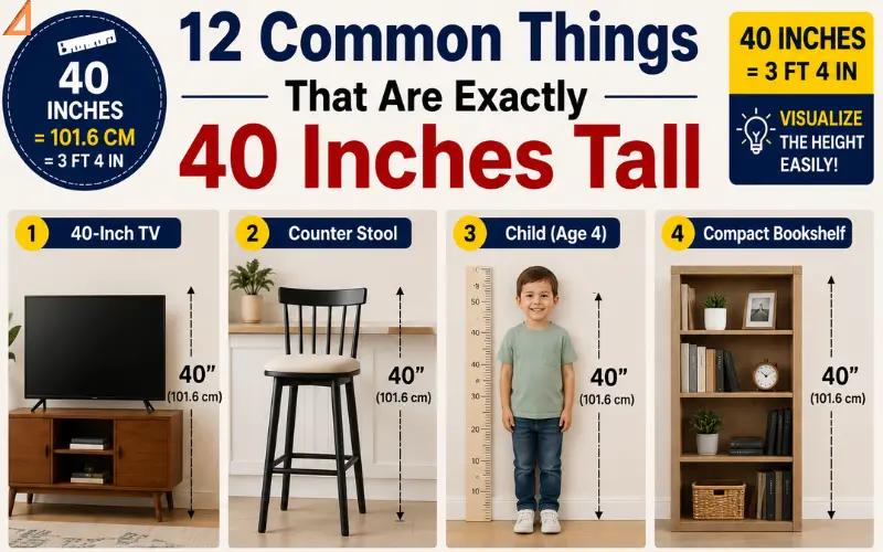 How tall is 40 inches