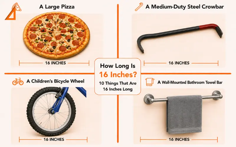 how long is 16 inches