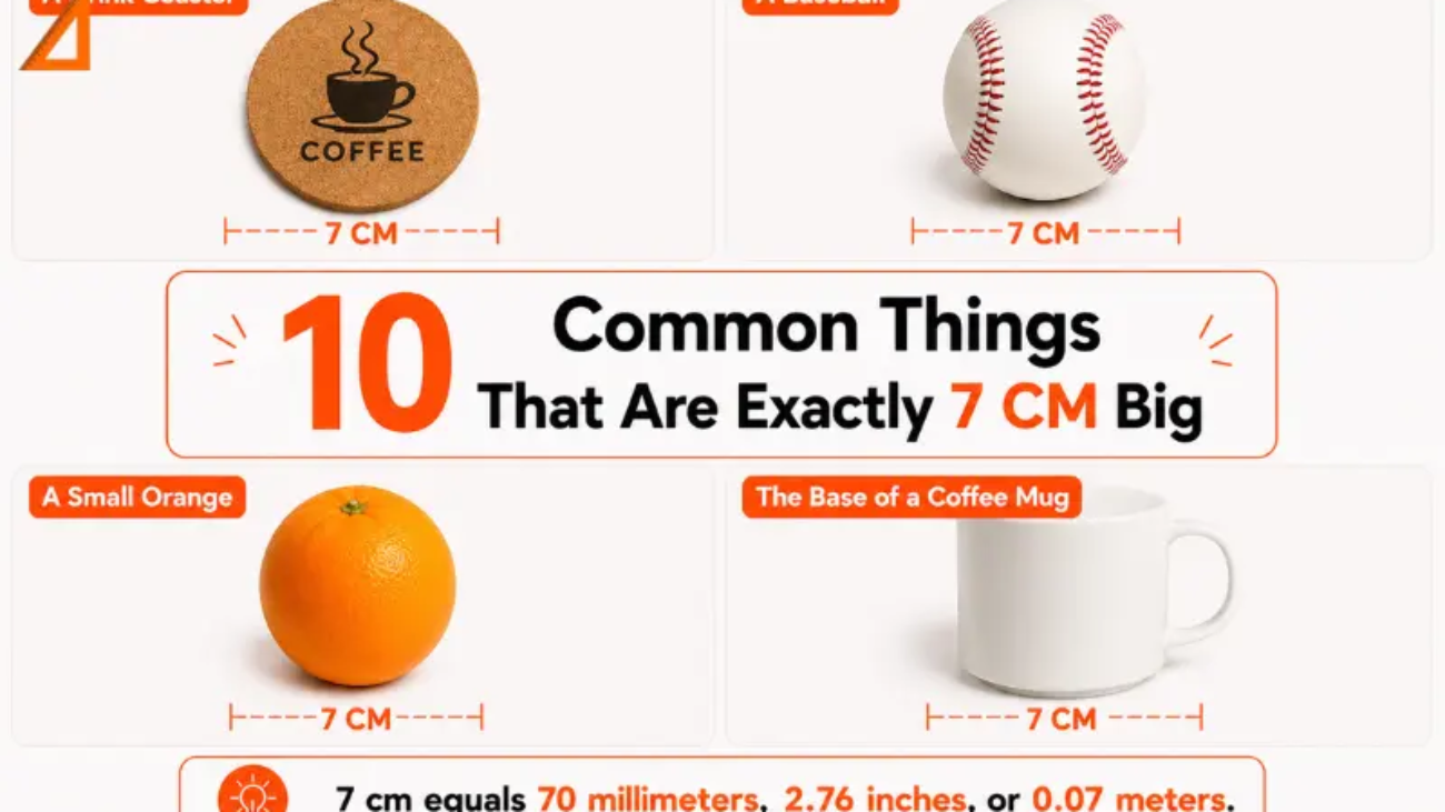 How big is 7 cm