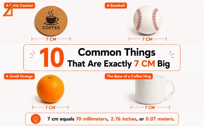 How big is 7 cm