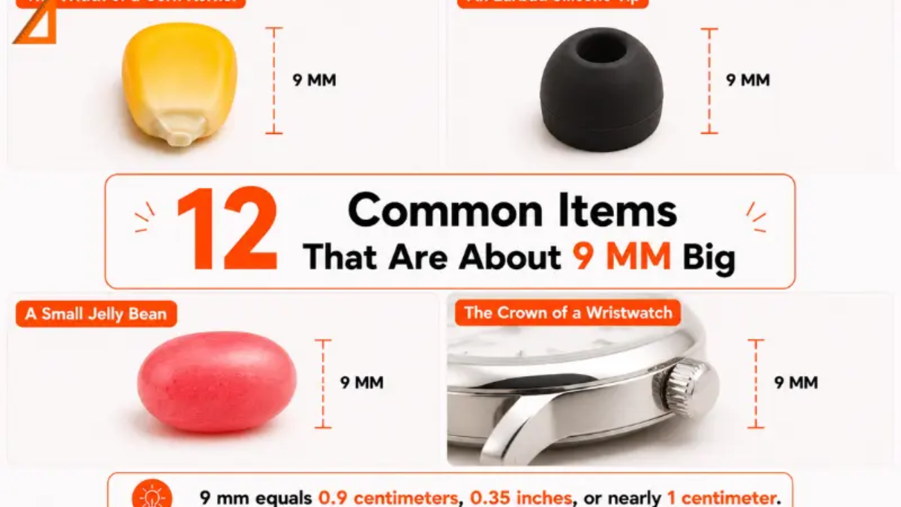 How big is 9mm
