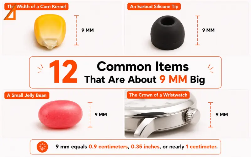 How big is 9mm