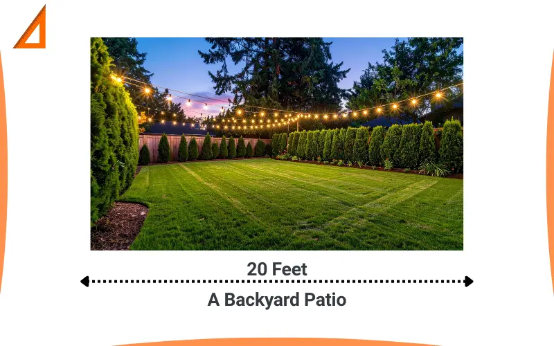 How long is 20 feet