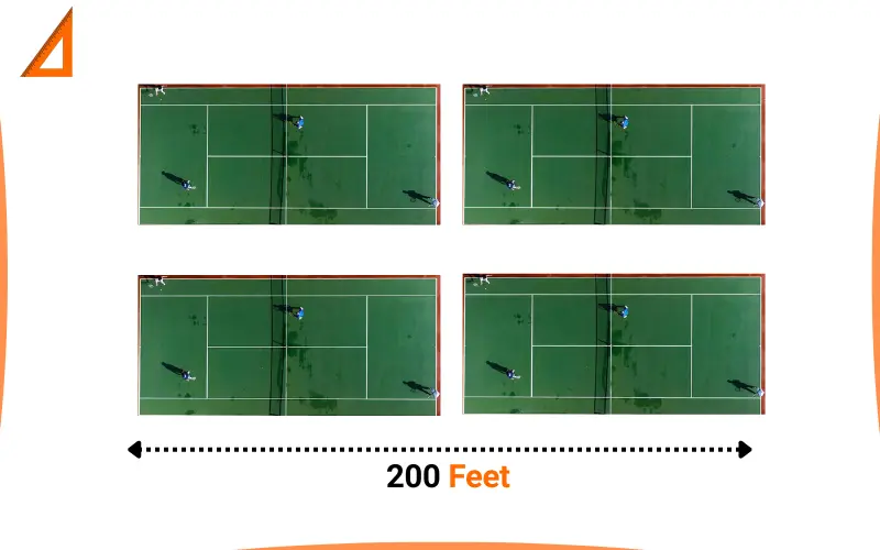 How long is 200 feet