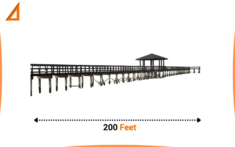 How long is 200 feet