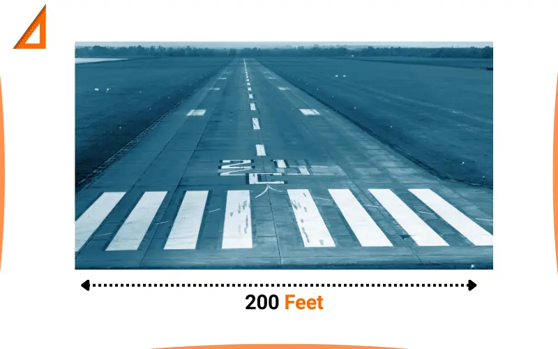 How long is 200 feet
