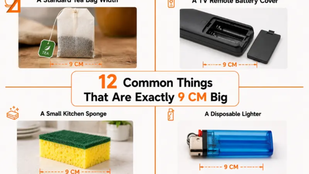 how big is 9 cm