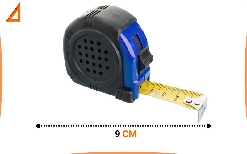 how big is 9 cm