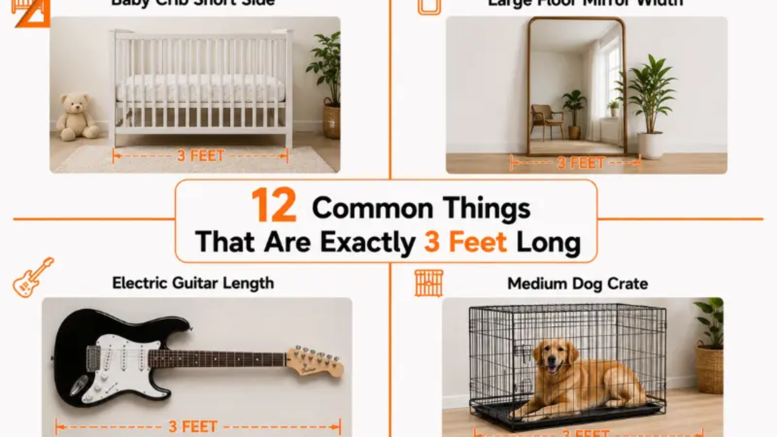 how long is 3 feet