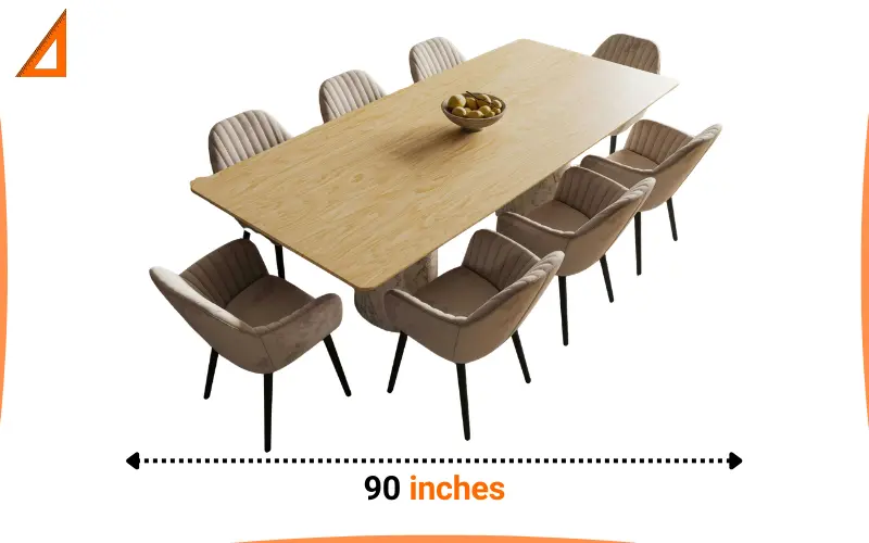 how long is 90 inches