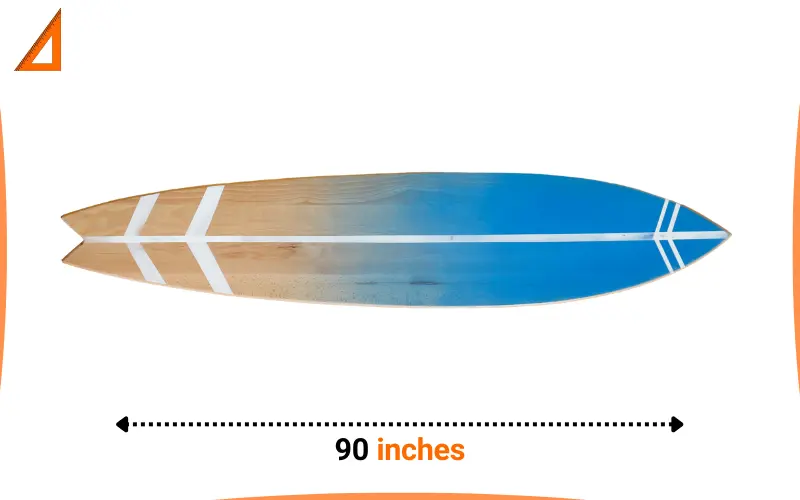 how long is 90 inches