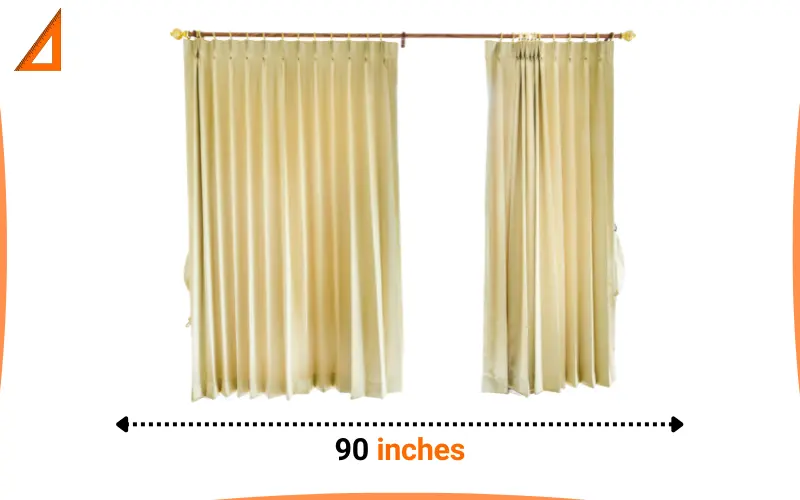 how long is 90 inches