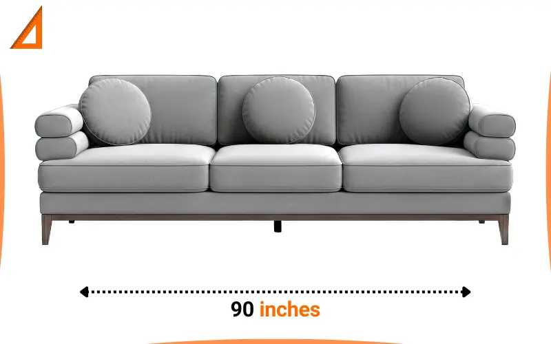 how long is 90 inches