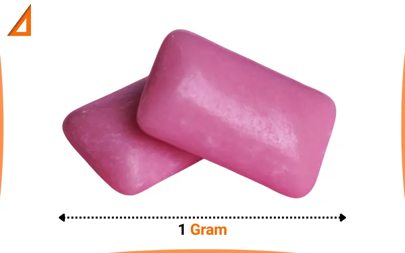 things that weigh 1 gram