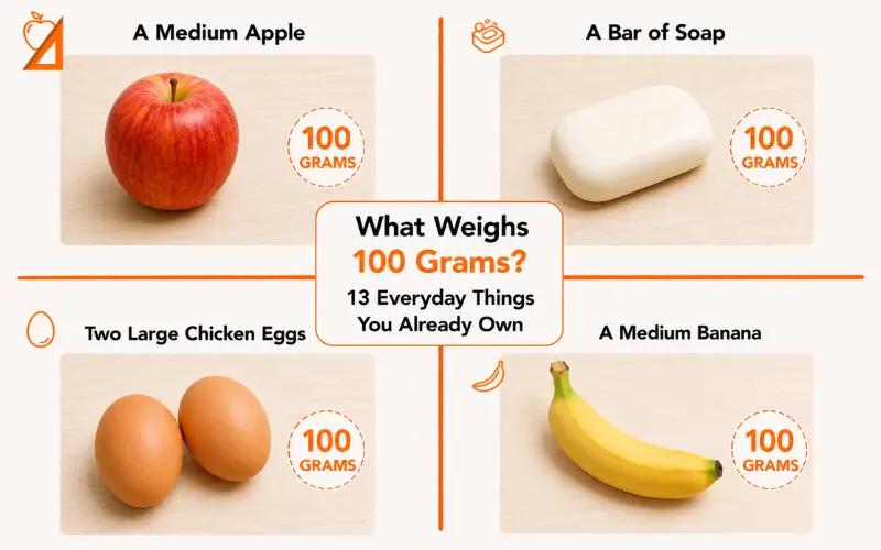what weighs 100 grams
