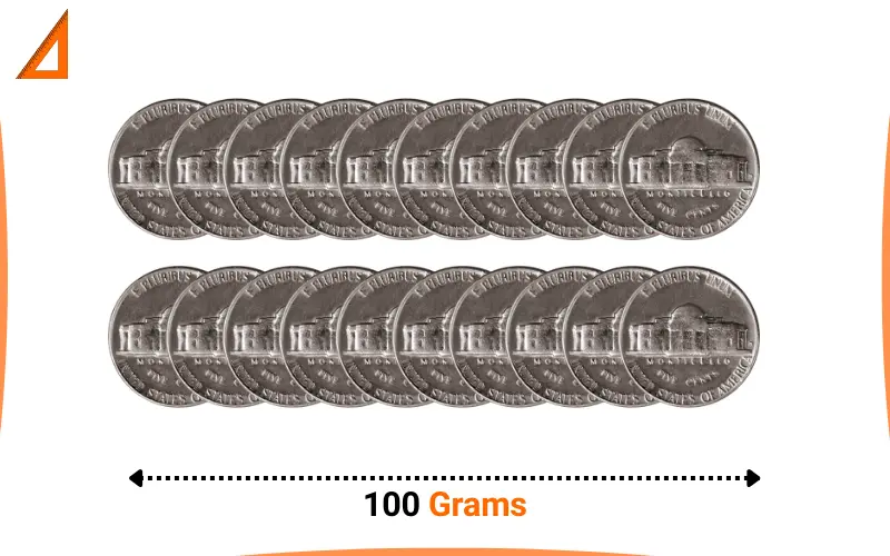 what weighs 100 grams
