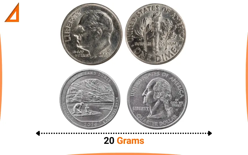 what weighs 20 grams