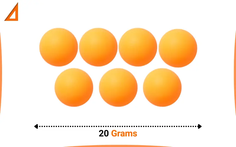 what weighs 20 grams