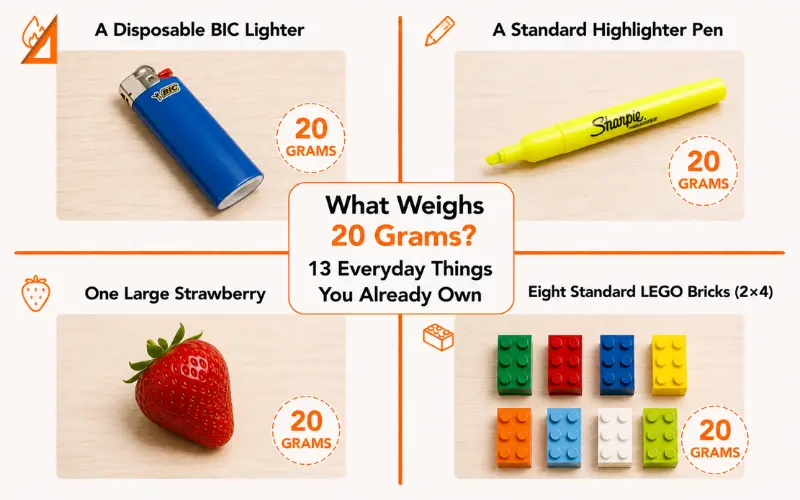 what weighs 20 grams