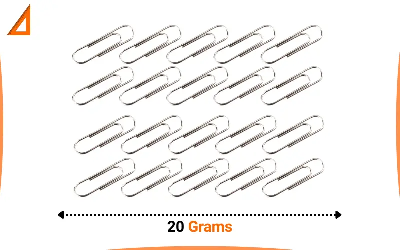 what weighs 20 grams