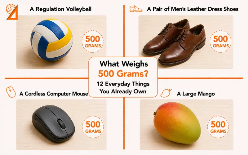 what weighs 500 grams