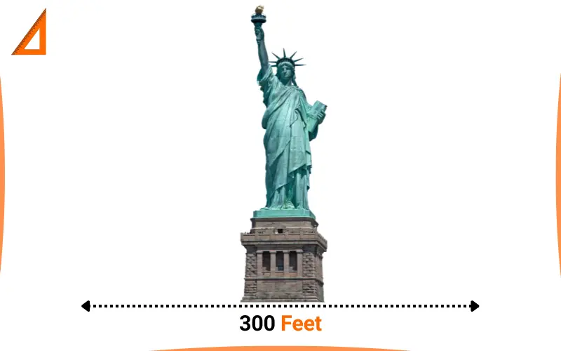 how tall is 300 Feet
